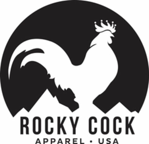 ROCKY COCK APPAREL · USA Logo (USPTO, 19.05.2017)