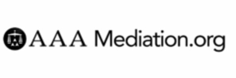 AAA MEDIATION.ORG Logo (USPTO, 09/21/2017)