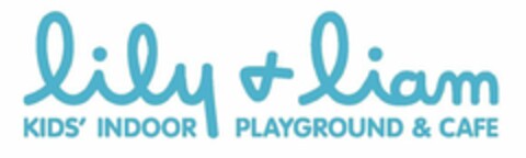 LILY & LIAM KIDS' INDOOR PLAYGROUND & CAFE Logo (USPTO, 10.01.2018)