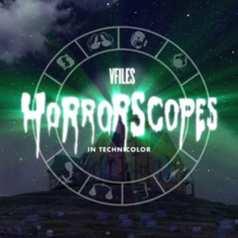 VFILES HORRORSCOPES IN TECHNICOLOR Logo (USPTO, 16.04.2018)