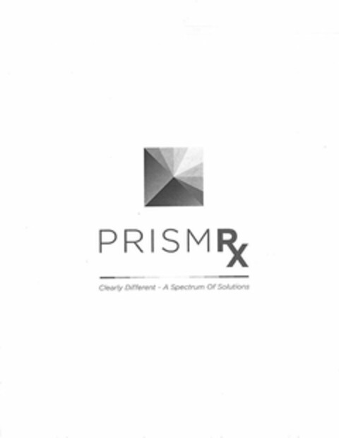 PRISM RX CLEARLY DIFFERENT - A SPECTRUM OF SOLUTIONS Logo (USPTO, 06.06.2018)