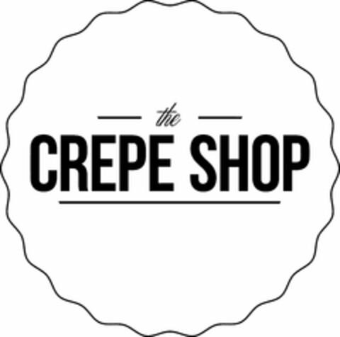 THE CREPE SHOP Logo (USPTO, 08/22/2018)