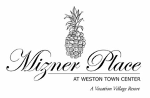 MIZNER PLACE AT WESTON TOWN CENTER A VACATION VILLAGE RESORT Logo (USPTO, 27.08.2018)