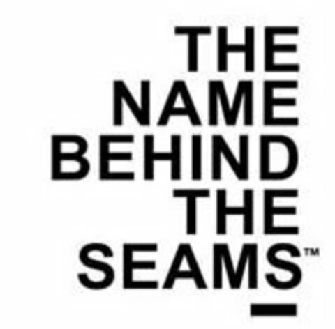 THE NAME BEHIND THE SEAMS Logo (USPTO, 17.01.2020)