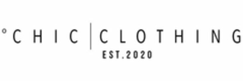 °CHIC | CLOTHING EST. 2020 Logo (USPTO, 02.03.2020)