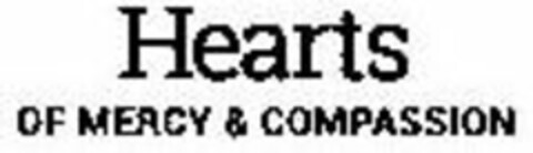 HEARTS OF MERCY & COMPASSION Logo (USPTO, 03/27/2020)