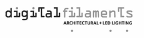 DIGITAL FILAMENTS ARCHITECTURAL + LED LIGHTING Logo (USPTO, 09/16/2020)