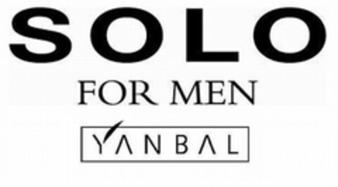 SOLO FOR MEN YANBAL Logo (USPTO, 15.06.2009)