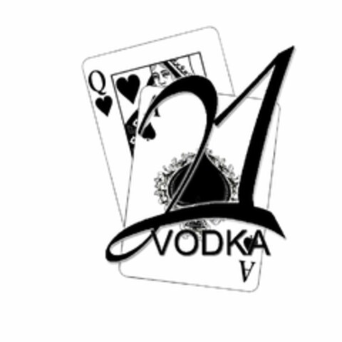 21 VODKA A Q Logo (USPTO, 08.11.2009)