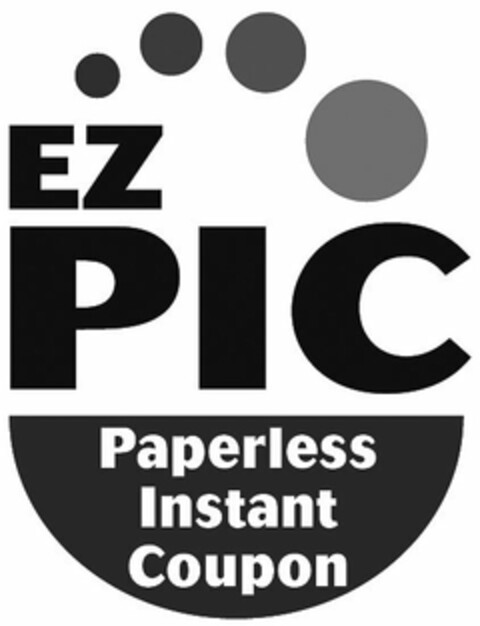 EZ PIC PAPERLESS INSTANT COUPON Logo (USPTO, 15.02.2010)