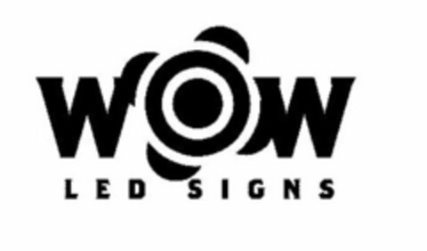 WOW LED SIGNS Logo (USPTO, 26.05.2010)