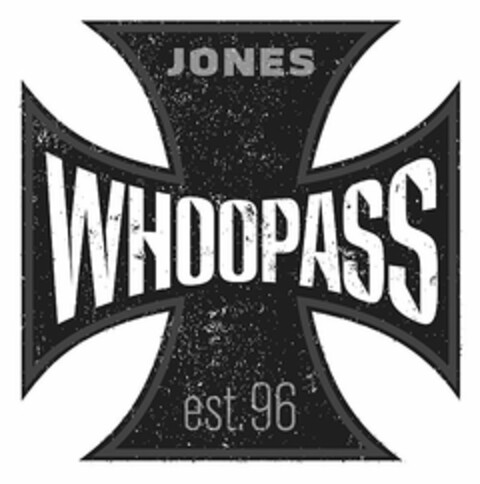 WHOOPASS JONES EST. 96 Logo (USPTO, 12.08.2010)
