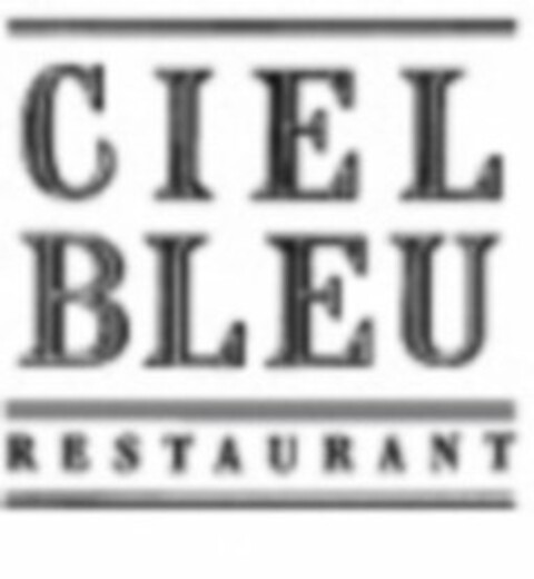 CIEL BLEU RESTAURANT Logo (USPTO, 20.10.2010)