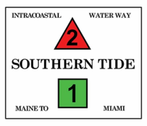 INTRACOASTAL WATER WAY MIAMI MAINE TO SOUTHERN TIDE 1 2 Logo (USPTO, 02/17/2011)