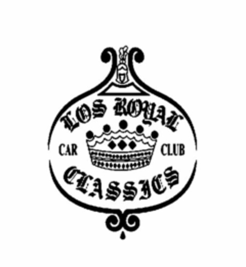 LOS ROYAL CLASSICS CAR CLUB Logo (USPTO, 23.04.2011)