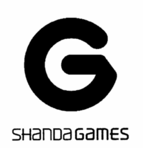 G SHANDA GAMES Logo (USPTO, 01.06.2011)