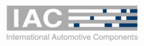 IAC INTERNATIONAL AUTOMOTIVE COMPONENTS Logo (USPTO, 27.07.2011)