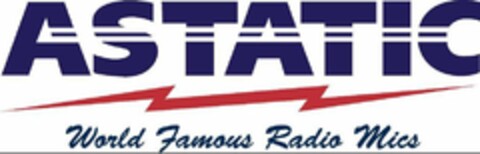 ASTATIC WORLD FAMOUS RADIO MICS Logo (USPTO, 02/21/2012)