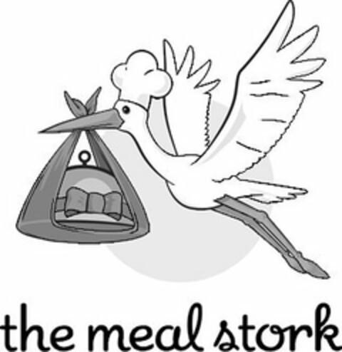 THE MEAL STORK Logo (USPTO, 06.04.2012)