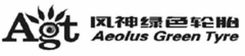 AGT AEOLUS GREEN TYRE Logo (USPTO, 24.05.2012)