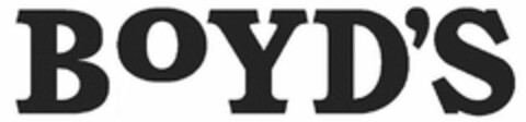 BOYD'S Logo (USPTO, 07/13/2012)