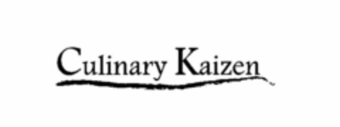 CULINARY KAIZEN Logo (USPTO, 12/20/2012)