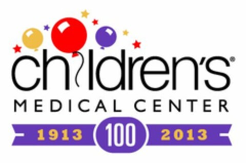 CHILDREN'S MEDICAL CENTER 1913 100 2013 Logo (USPTO, 24.05.2013)