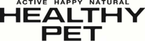 HEALTHY PET ACTIVE HAPPY NATURAL Logo (USPTO, 03/19/2014)