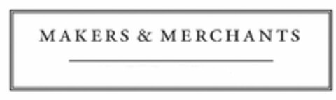 MAKERS & MERCHANTS Logo (USPTO, 29.04.2014)