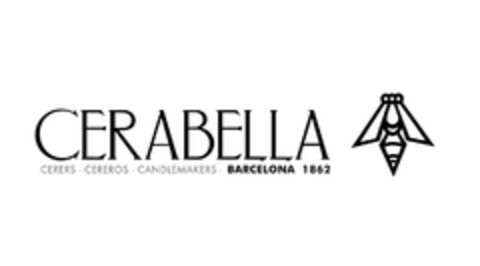 CERABELLA CERERS CEREROS CANDLEMAKERS BARCELONA 1862 Logo (USPTO, 11/18/2014)