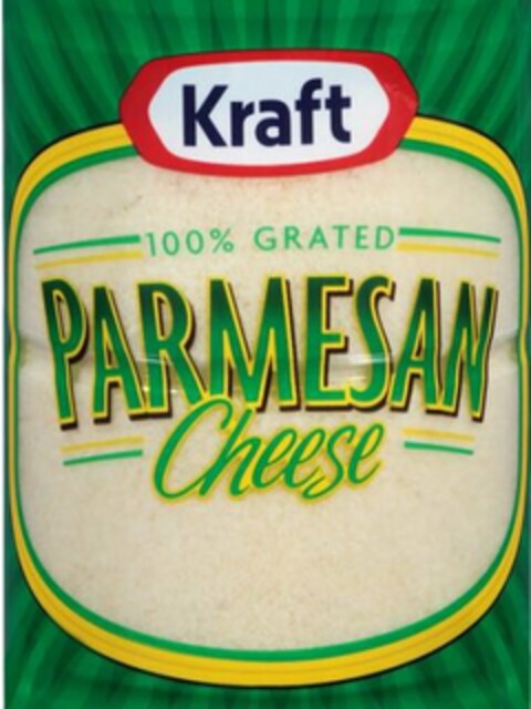 KRAFT 100% GRATED PARMESAN CHEESE Logo (USPTO, 01/13/2015)