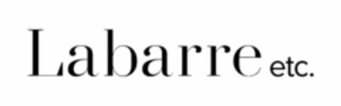 LABARRE ETC. Logo (USPTO, 20.05.2015)