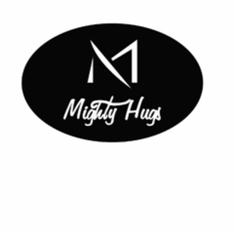 M MIGHTY HUGS Logo (USPTO, 17.09.2015)