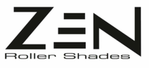 ZEN ROLLER SHADES Logo (USPTO, 11.08.2016)