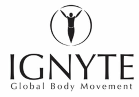 IGNYTE GLOBAL BODY MOVEMENT Logo (USPTO, 06/08/2017)