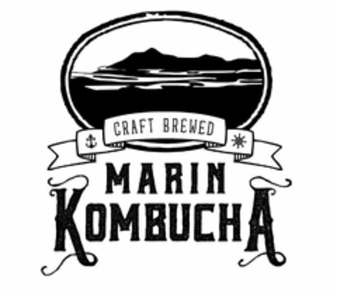 CRAFT BREWED MARIN KOMBUCHA Logo (USPTO, 06.02.2018)