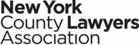 NEW YORK COUNTY LAWYERS ASSOCIATION Logo (USPTO, 13.07.2018)