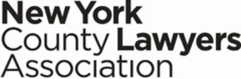 NEW YORK COUNTY LAWYERS ASSOCIATION Logo (USPTO, 07/13/2018)