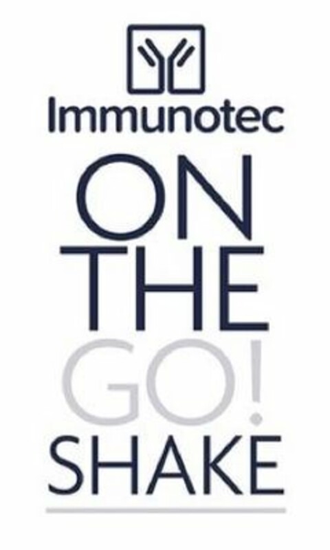 Y IMMUNOTEC ON THE GO! SHAKE Logo (USPTO, 10/29/2018)