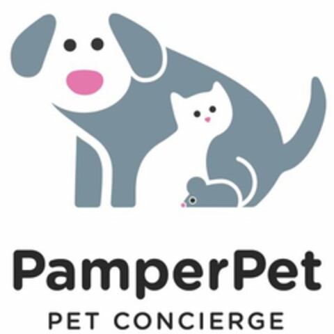 PAMPERPET PET CONCIERGE Logo (USPTO, 01/16/2019)