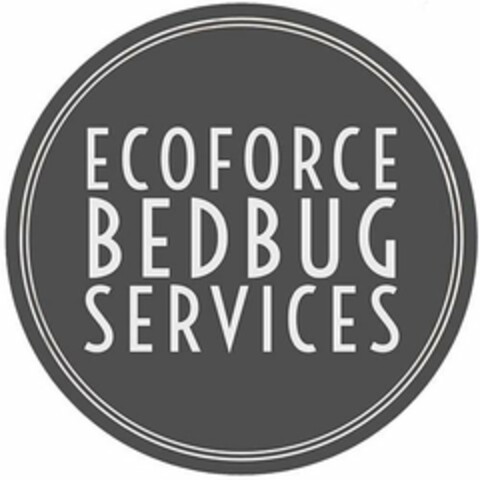 ECOFORCE BED BUG SERVICES Logo (USPTO, 10/29/2019)