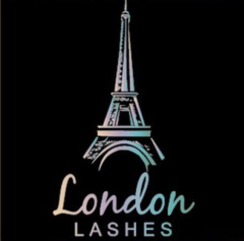 LONDON LASHES Logo (USPTO, 12/04/2019)