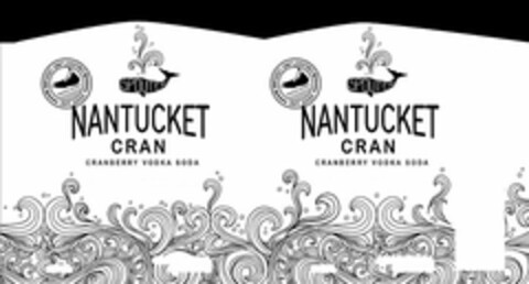 NANTUCKET CRAN CRANBERRY VODKA SODA SPOUTER NANTUCKET CRAFT COCKTAILS TRIPLE EIGHT EST. 2020 Logo (USPTO, 06.12.2019)