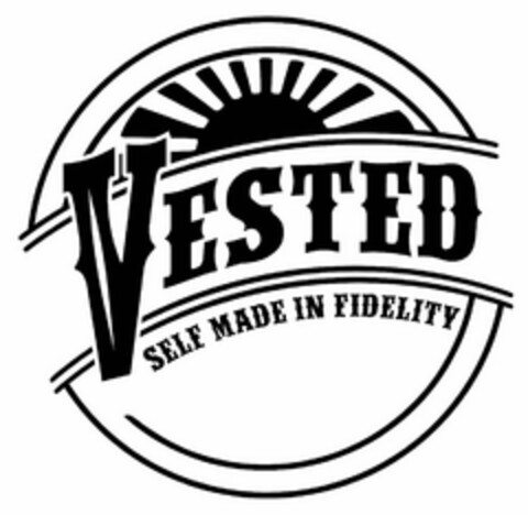 VESTED SELF MADE IN FIDELITY Logo (USPTO, 21.01.2020)