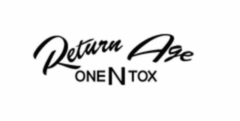 RETURN AGE ONE N TOX Logo (USPTO, 06.03.2020)