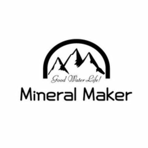 MINERAL MAKER GOOD WATER LIFE! Logo (USPTO, 03/23/2020)