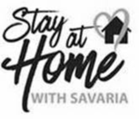 STAY AT HOME WITH SAVARIA Logo (USPTO, 22.06.2020)