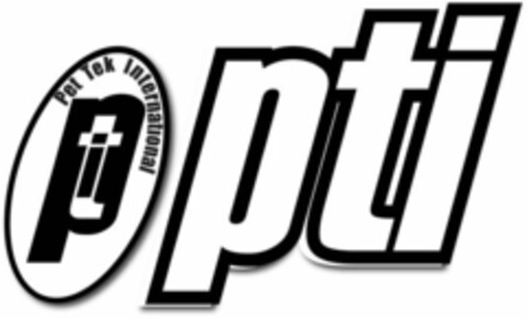 PET TEK INTERNATIONAL P T I PTI Logo (USPTO, 01.06.2009)