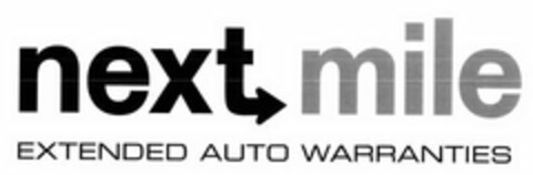 NEXT MILE EXTENDED AUTO WARRANTIES Logo (USPTO, 21.07.2009)