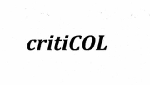 CRITICOL Logo (USPTO, 05.01.2010)